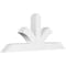 Ekena Millwork Richland Architectural Grade PVC Gable Bracket, 48"W x 20"H x 4"D x 4"F, 10/12 Pitch GBP048X20X0404RIC00 - alternate 1